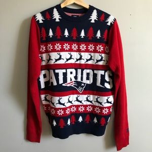 Men’s Patriots Knit Holiday Sweater